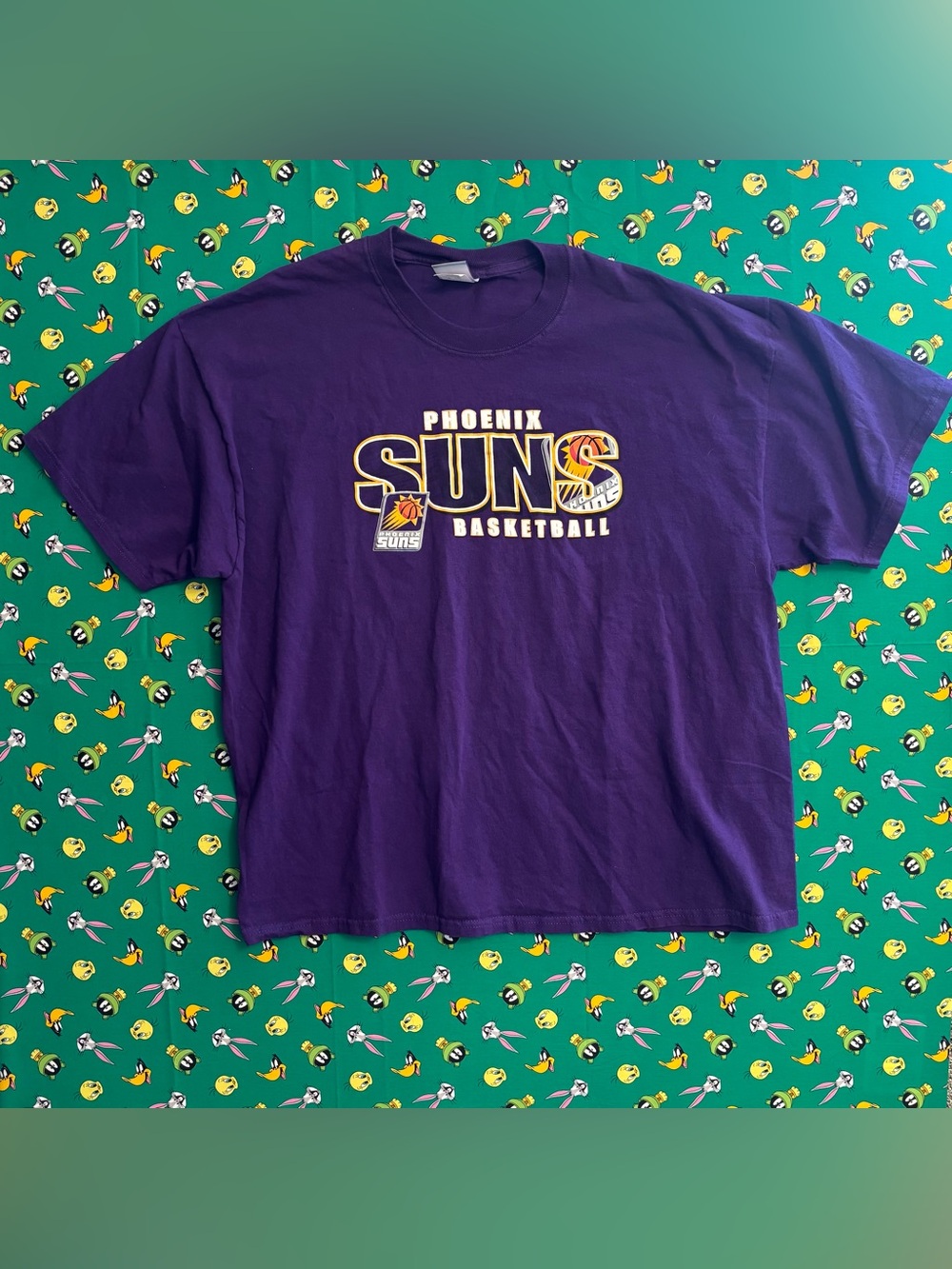 NBA Phoenix Suns Purple Short Sleeve Logo Tee